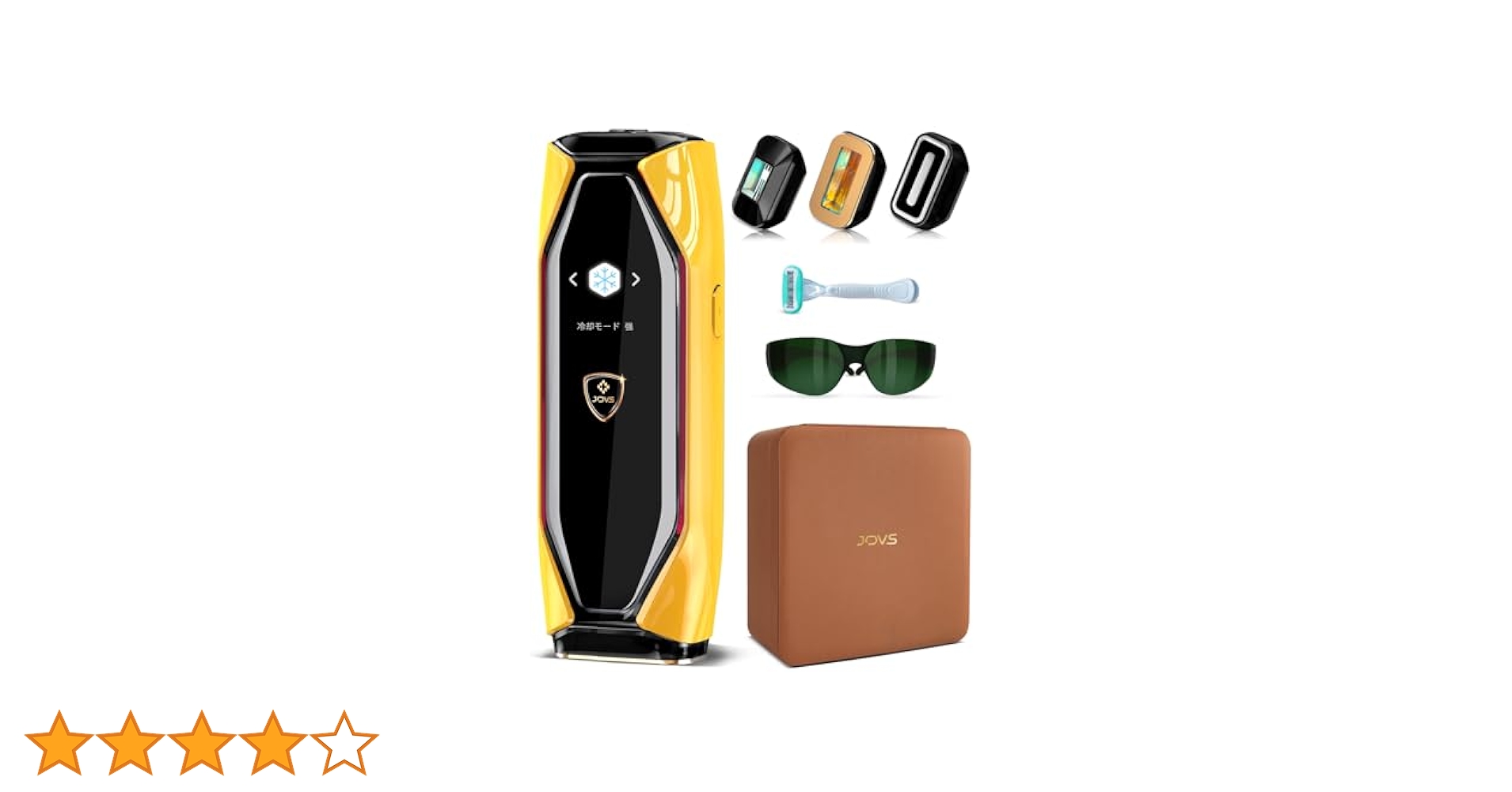 JOVS ジョブズ 脱毛器 ランボルギーニ イエロー Amazon | JOVS脱毛器 メンズ レディース vio対応 【SGS最優秀